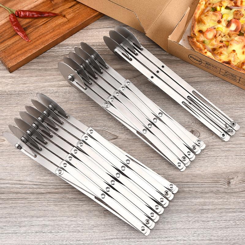 Product Introduction of 3/5/7 Wheel Cutter Dough Divider Dough Knife Flexible Roller Blade Pizza Pastry Peeler Stainless Steel Baking Pan Tool 25