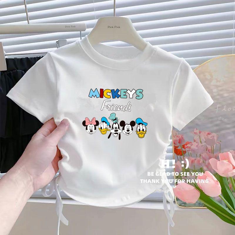 Product Introduction of Áo Phông ngắn Tay Áo, Cho Bé Gái Trẻ Trung Và Nhỏ Hàng Mới Về Mùa Hè, Áo Phong Cách Công Chúa Thường Ngày Cho Em Bé Và Trẻ Em, Tay Lửng Dây Rút, Thời Trang 18