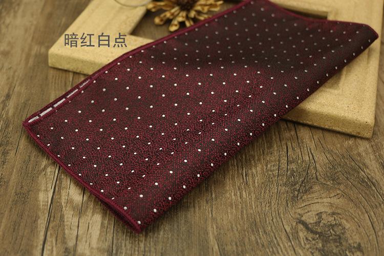 Product Introduction of 23cm Classic Retro Light Gold Champagne Coffee Pocket Square Cashew Pattern Jacquard Handkerchief Accessories for Men Business Gift Suit Banquet Wedding 30