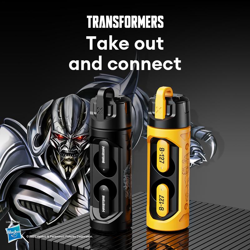Transformers TF-T11 Sports Game Bluetooth Headset Rotating Semi-In-Ear Super Long Battery Life Intelligent Noise Reduction Bluetooth 5.4 Low Latency For Oppo Samsung Android IOS Nhét Tai Tai Nghe Earphone Nghe Nhạc earphone True Wireless