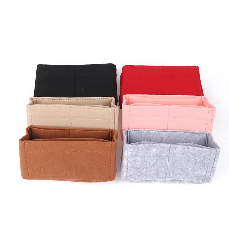 Túi Sắp Xếp, Cho Túi Mini, Túi Lưu Trữ, Túi Lót, Túi Ngăn Đựng Ví Nỉ, Túi Lót Túi Xách Bag Nhung 7