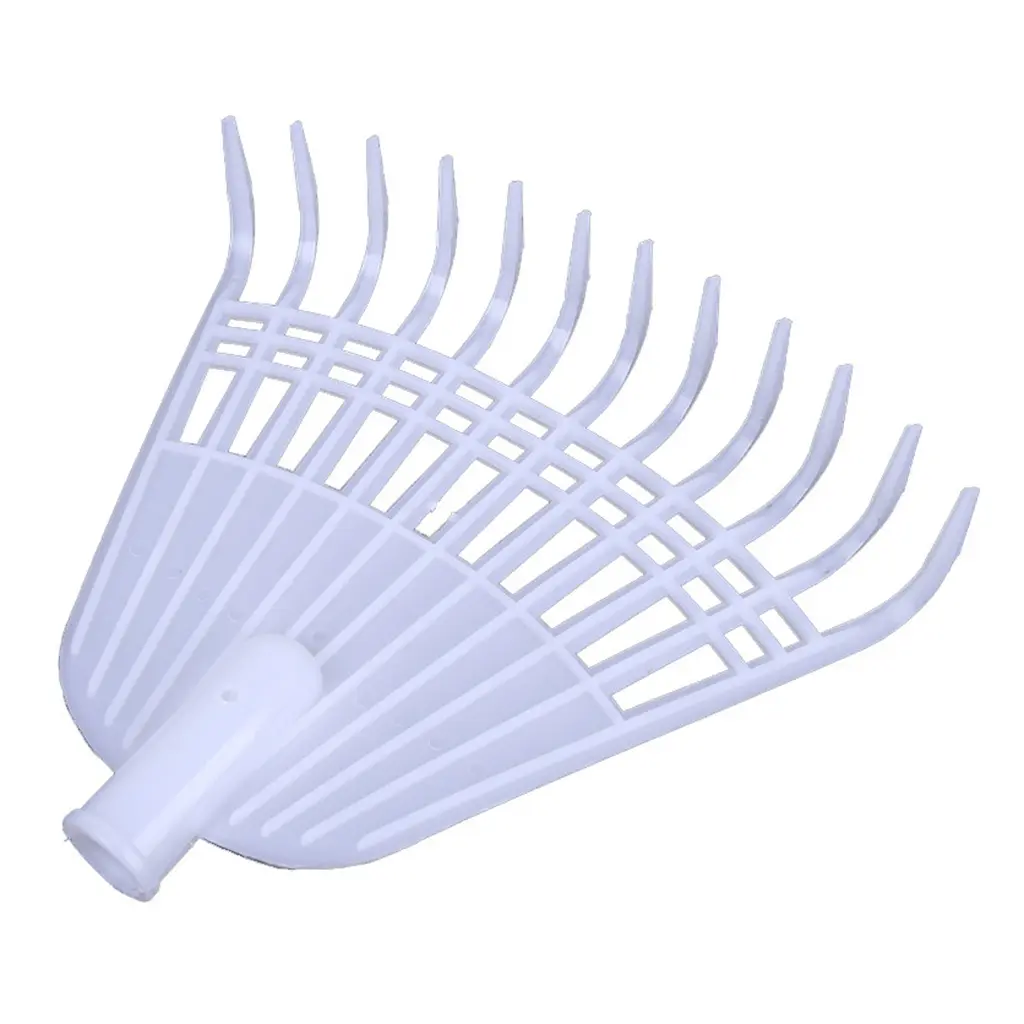 Unique Design Leaf Rake with 12 Tooth Plastic Grass Rake Flower Planting Rake Multipurpose Tool for Household Home