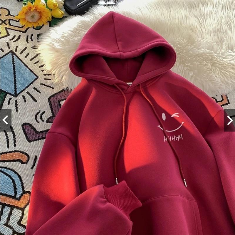 Product Introduction of 【7 Colors Available】Neck Hoodie solid color Long sleeve crew solid color Fashion Korean Sweaters Tops Lingerie Pullover Longsleeve Casual Wetsuit Unisex Cotton Man Menswear Crew Neck Fitted Medium Human Pocket baggy hoodie Sweatshirts 5