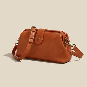 Women's Soft Leather Crossbody Bag Shoulder Bag, Everyday Use Small Bag, Made of Soft Leather, Solid Color Design, Multiple Colors Available, A Very Versatile Bag, Suitable for Mother, Girlfriend, Wife