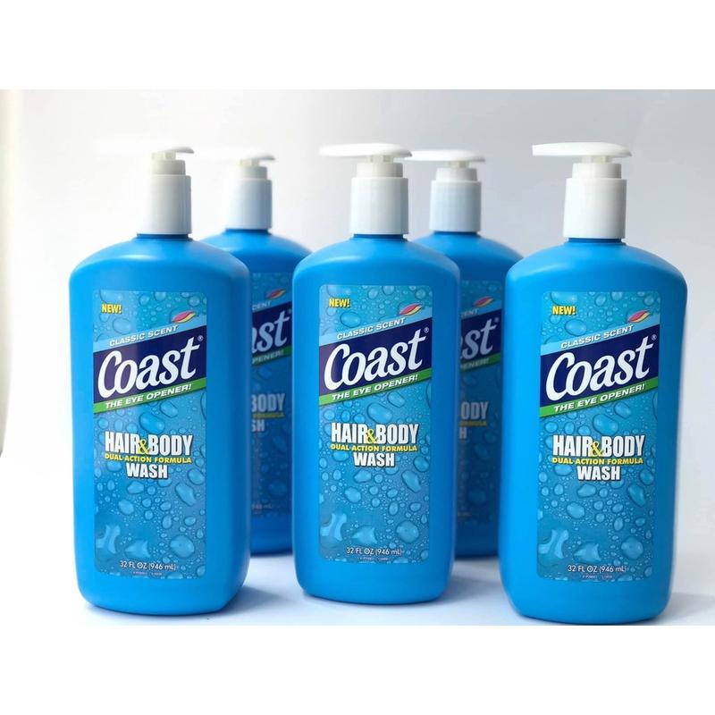 [Siêu Rẻ] Sữa Tắm Gội Coast 946ml cho nam, Hàng Mỹ chai lớn Hadamart Dưỡng Da Body Dưỡng Body