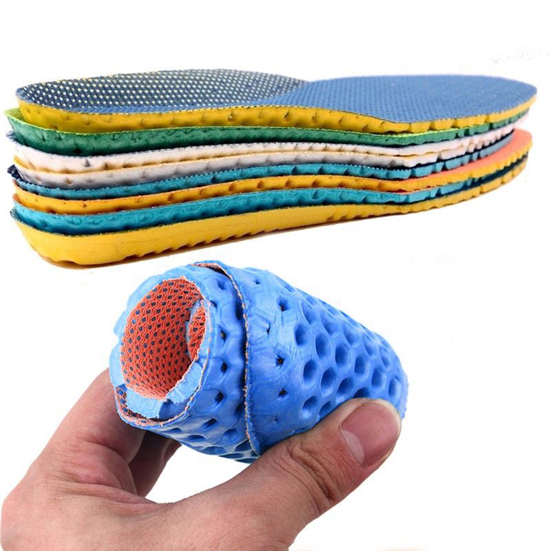 2Pcs Thick Shoe Insoles Memory Foam Men Feet Soles Pad Arch Support ...