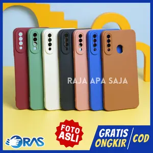 Softcase S*msung A20 A20S A21S A30 A50 A50S A70 Silicon Silikon Casing Kesing Cover Karet HP Biru Hijau Hitam Lentur