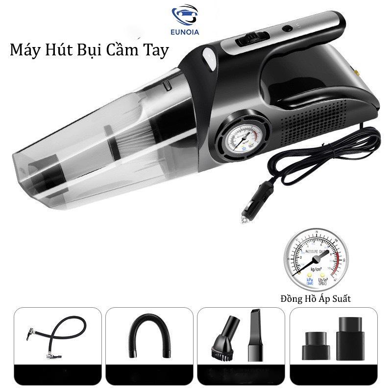 Máy Hút Bụi Mini Cho Xe Ô Tô Kèm Chức Năng Bơm Lốp Bánh Xe, Cầm Tay Nhỏ Gọn 1