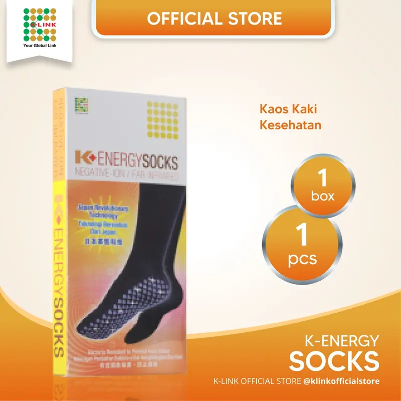K-Energy Socks K-Link Kaos Kaki Terapi Kesehatan Kram Kaki Bau Kaki K-link Official Store K-Link Original Store Attauri 0