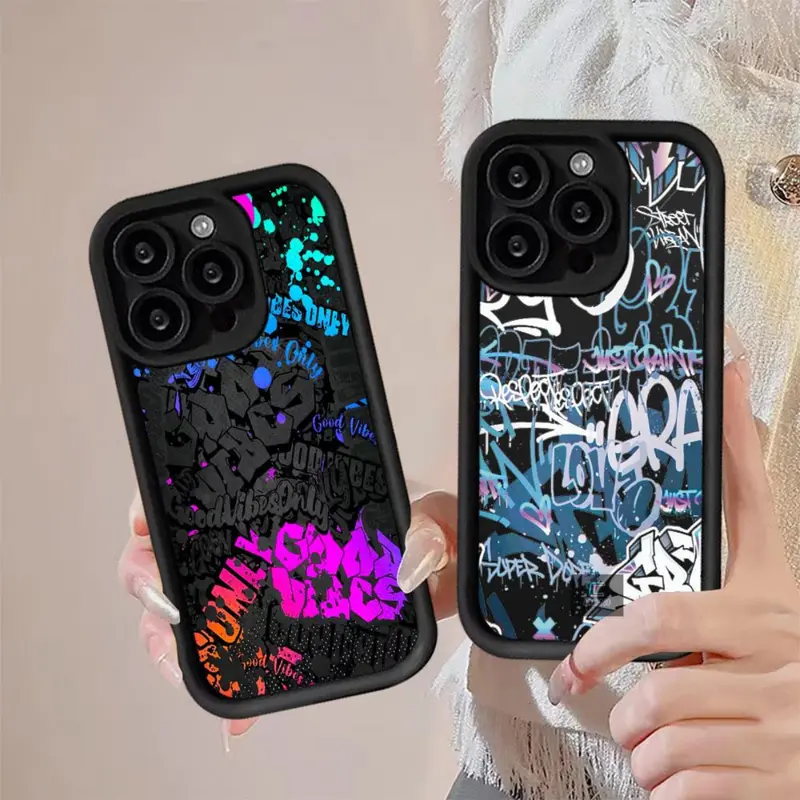 Casing for ITEL A70 A50 S23 S23Plus itelA04 A05S A60 RS4 P40 P50 P55 Plus Camon 30 Pro 19 Spark 10 9 20 8C Spark GO POP 8 Fashion Cool and trendy graffiti Soft Case Cover Shell 2