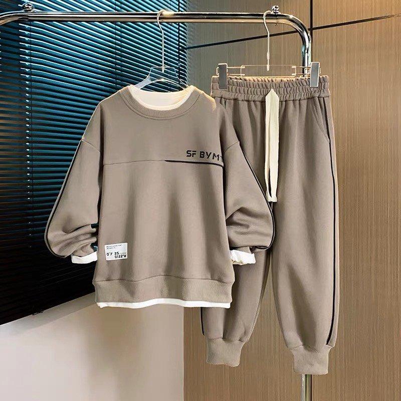 Bộ quần áo thu đông bé trai 18-52kg từ 6-16 tuổi mẫu SF. Đồ bộ bé trai, set đồ bé trai