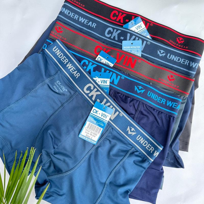 Xả kho [Set 10 quần] quần lót nam, quần boxer, quần sịp đùi nam thun lạnh CK_VIN thời trang