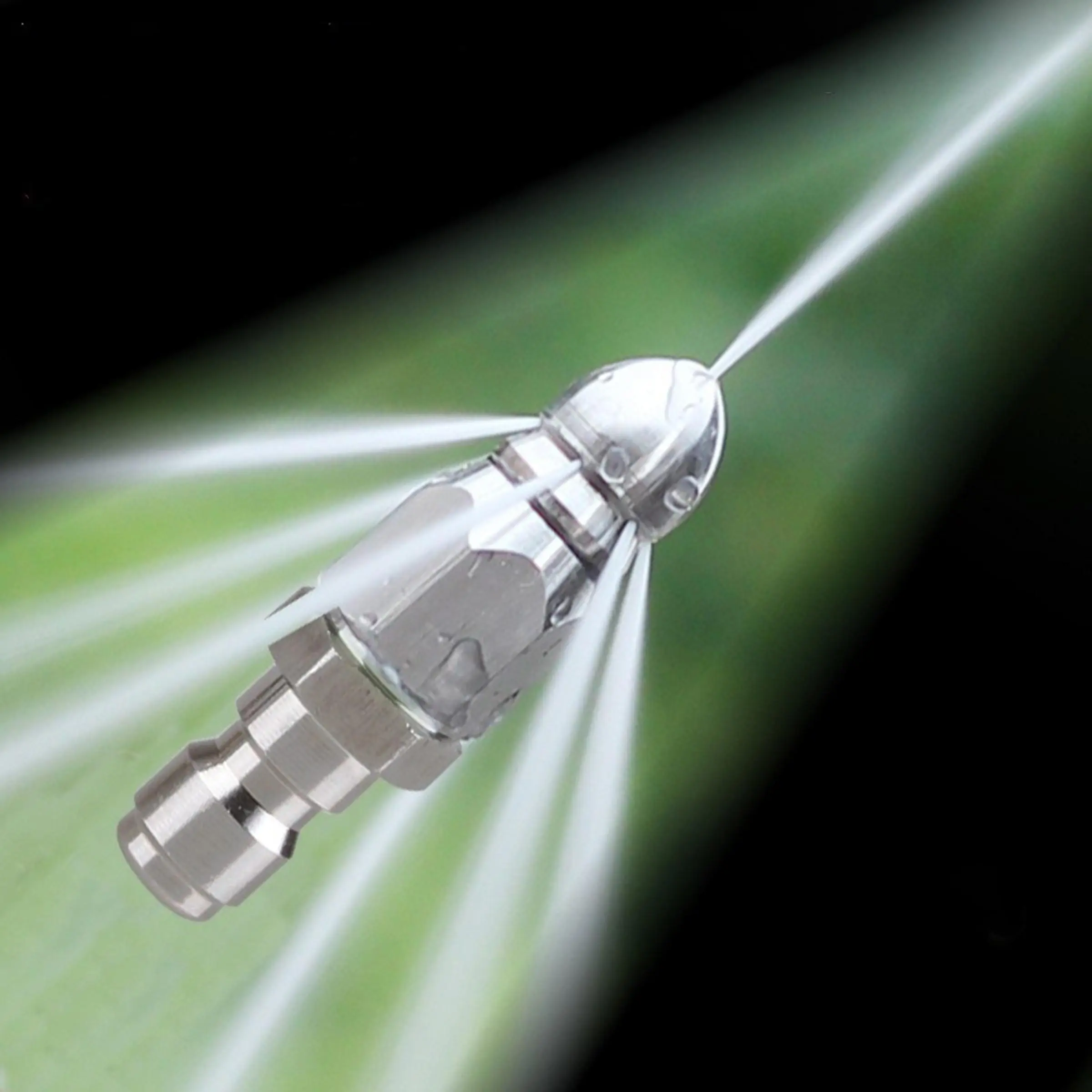 Stainless Steel Drain Cleaning Tool, High Pressure Cleaner Nozzle, Air Powered Drain Clearing Tool, Drain High Pressure Nozzle Cleaning Tool