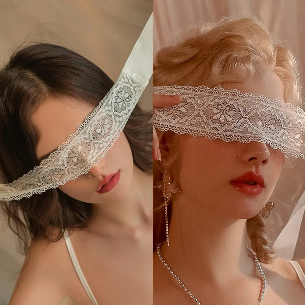 Sexy Lingerie Women Accessory Eye Mask Lace Tempt Cosplay Underwear Matching