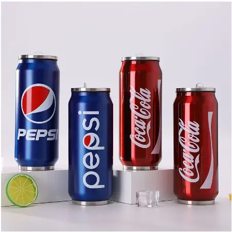350ML/450ML/500MLCoca Cola Tumbler Cup Travel Mug Insulated 304 Stainless Steel Water Bottle Personalized Coke Keep Colding Bottle