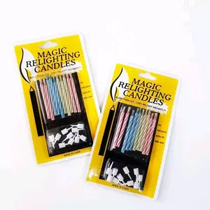 lilin magic ulang tahun isi 10 pcs Buah. bisa digunakan di kueh dll