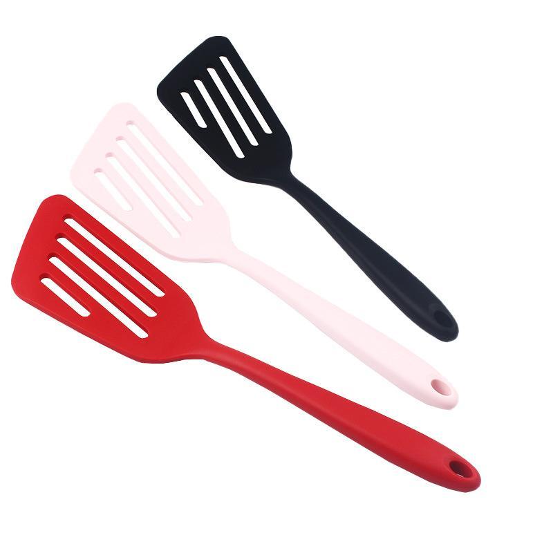 Product Introduction of Silicone Spatula Set, 2 Counts/set Non-stick Spatula, Kitchen Cooking Utensils for Frying Fish, Steak, Egg, Pancake, Kitchen Accessories 4