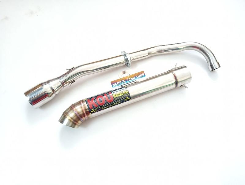 Pô kou không nỉ gắn xe wave nhỏ