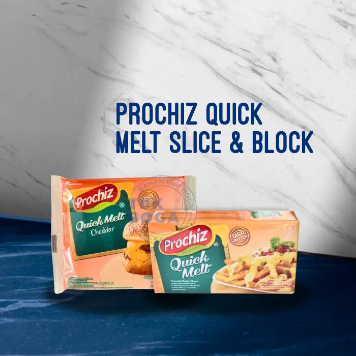 Prochiz Quick Melt ( 5 pcs & 160 gr ) Slice Lembar Cheddar Chedar ...