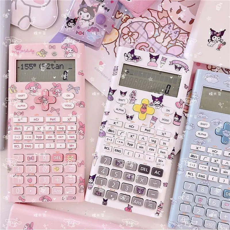 Máy Tính Chức Năng Khoa Học, Clow M Melody Cinnamoroll Babycinnamoroll, Thích Hợp Cho Học Sinh Tiểu Học Và Trung Học, Máy Tính Thi Số Học, Thiết Kế Mới Dễ Thương 0