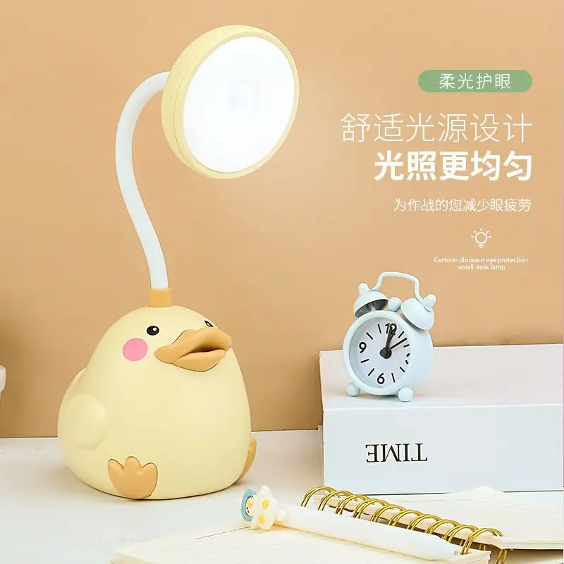 Đèn Bàn Sạc USB Vịt Nhỏ Màu Vàng, Đèn LED Bảo Vệ Mắt, Đèn Bàn Đèn Học, Thích Hợp Cho Ký Túc Xá Sinh Viên, Đầu Giường Phòng Ngủ, Năm 2025 5