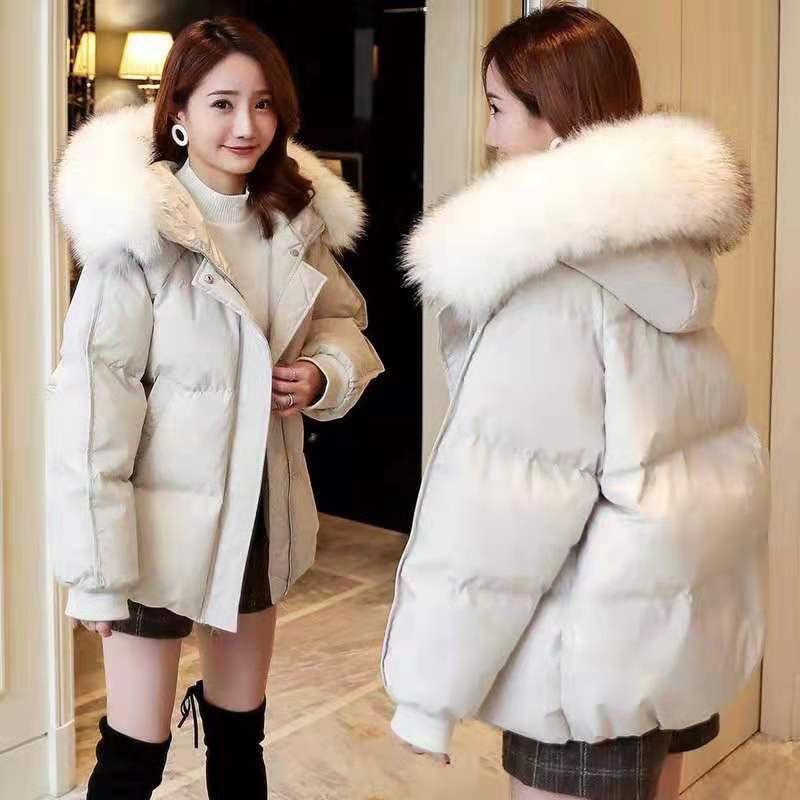 ÁO KHOÁC PHAO NỮ MŨ NÓN LÔNG CAO CẤP ẤM ÁP MÙA ĐÔNG ( NÓN THÁO RỜI ) Jacket Women Top 4