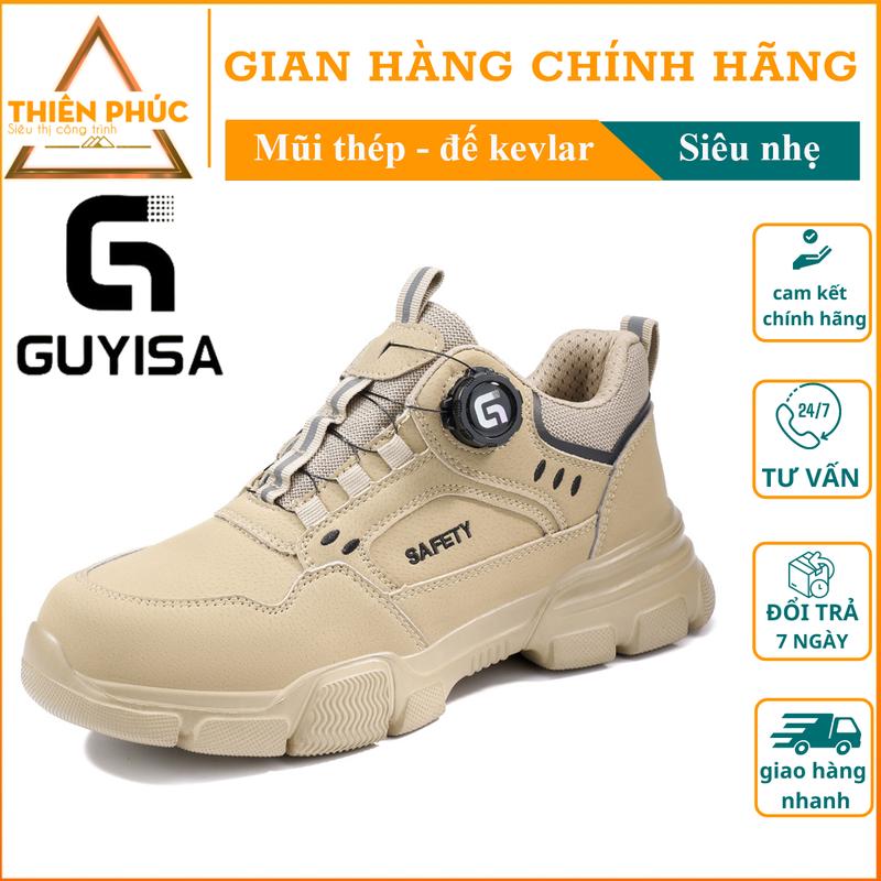 Giày bảo hộ lao động khóa xoay siêu nhẹ, giày bảo hộ lao động khóa xoay, giầy bảo hộ nam cao cấp chống nước