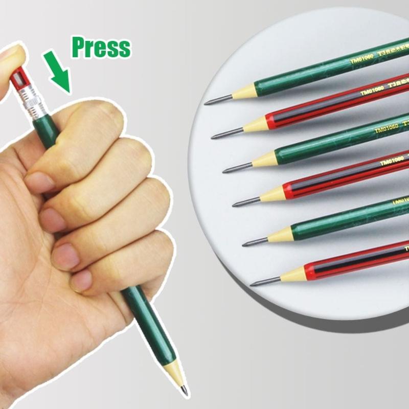 whatter Anti-slip 2.0MM 2B Automatic Pencil Comes With Sharpener Sketch Drawing Writing Tool Movable Pencil Stationery Press Type Sketch Pencil Sketch Comics Design 5