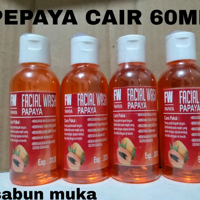 SABUN  CAIR FW KEMASAN 60ML ORIGINAL BPOM Pemutihan 0