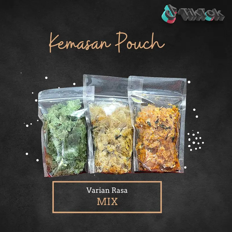 PAKET BUNDLING 2 BUNGKUS KERIPIK KACA KEMASAN JUMBO 100 GRAM basreng viral 2