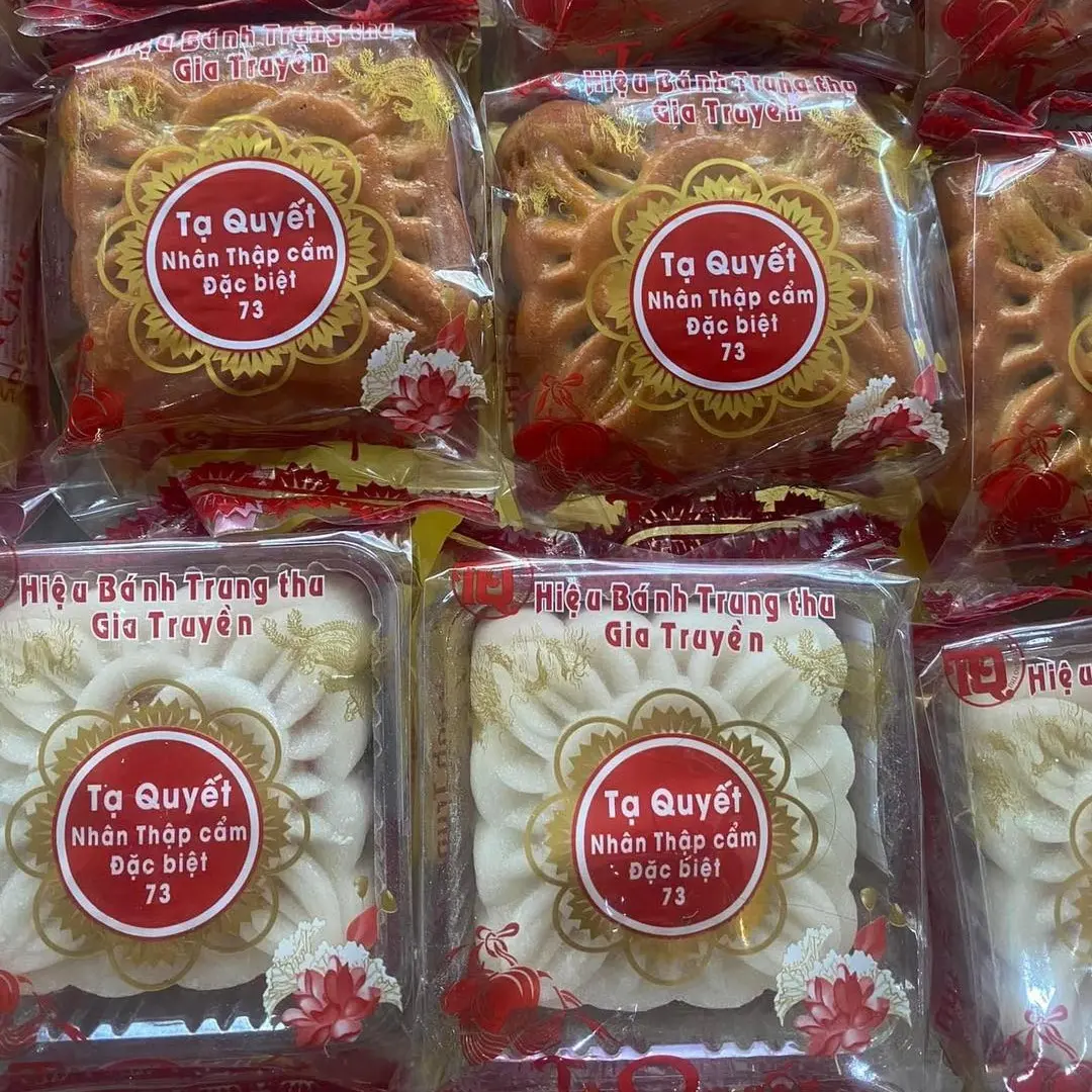 Combo 3 bánh trung thu Tạ Quyết 2 nướng 1 dẻo hàng loại 1 thơm ngon Ăn Vặt