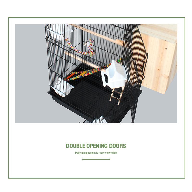 Product Introduction of Products are shipped from Manila ઇଓ Portable Pet Cage for Birds with Large Space and Durable Design 36*46*93 11