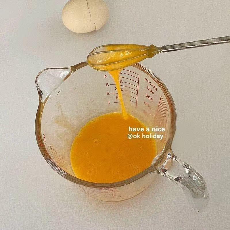 Product Introduction of Solid Wood Handle Mini Whisk Cream Butter Stirrer Stainless Steel Household Mixing Stick Restaurant Kitchen 6
