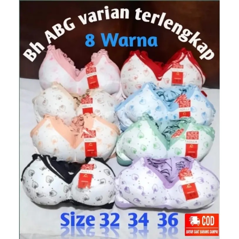 ISI 3PCS BRA REMAJA MOTIF / BRA SPORT / BRA REMAJA / BRA PRINTING / BRA TANPA KAWAT TANPA BUSA