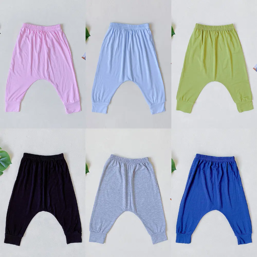 Summer baby mosquito-repellent pants thin style for men and women baby big pp pants Modal air conditioning bloomers children's trousers outside wear