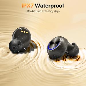 หูฟังไร้สาย, เวลาเล่น 200 ชั่วโมง, การโทรด้วยความละเอียด HD 5.3, ไมโครโฟนตัดเสียงรบกวน ENC, หูฟังกีฬาคุณภาพสูง, พร้อมกล่องชาร์จ 1400mAh, การตัดเสียงรบกวนแบบสามครั้ง, เบสทุ้มสเตอริโอ, เหมาะสำหรับวิ่ง, หูฟังบลูทูธ TWS, การลดเสียงรบกวน