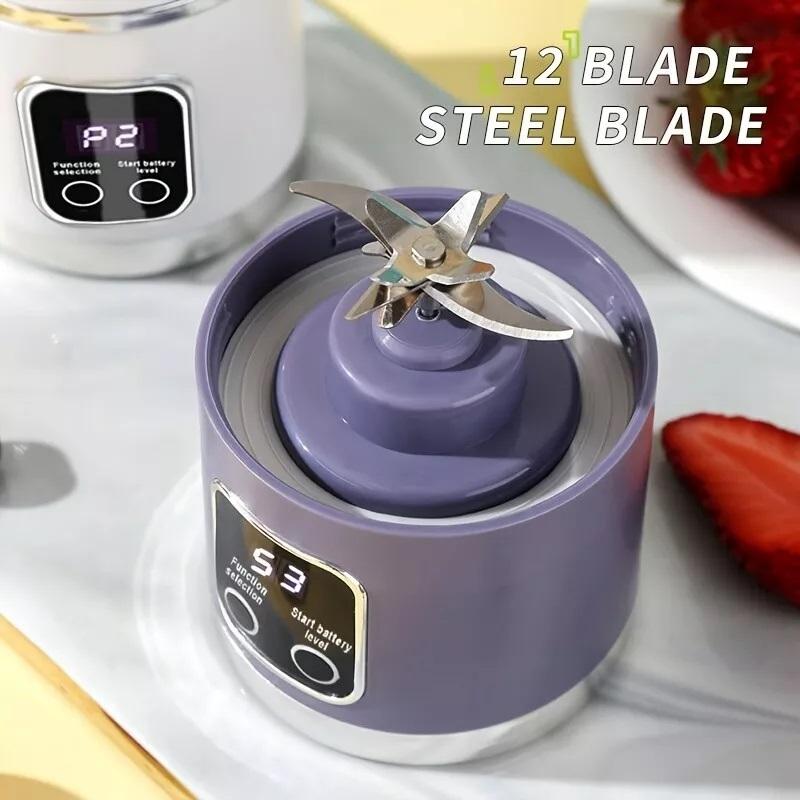Product Introduction of ReadyStock - Electric Juicer Blender With Straw 12 blades Juice Cup Vegetable Smoothie Milkshake / Fruit juicer 34