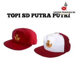 Topi Sd Merah / Topi Sekolah Sd Merah Putih