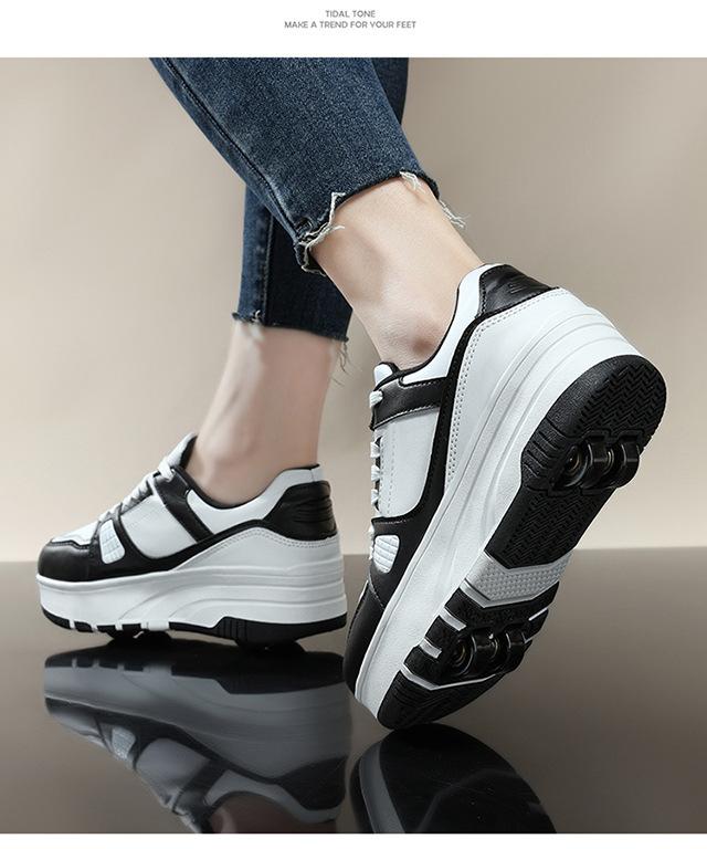 Product Introduction of Exclusive for Cross-Border Adult Heelys Women's Detachable Ultralight Children's Sports Board Shoes Boys Skate Shoes Factory Direct Sales 10