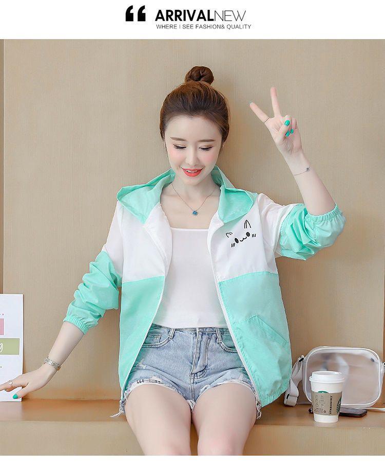 Product Introduction of Quần Áo Chống Nắng, Dành Cho Nữ, Dáng Ngắn, Hàng Mới Về Mùa Hè 2023, Phong Cách Hàn Quốc, Dễ Phối Đồ, Dáng Rộng Vừa Vặn, Áo Khoác Ngắn, Thoáng Khí, Chống Nắng, Mỏng 18