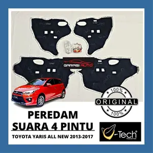 Peredam Suara 4 Pintu Akustik Mobil Toyota Yaris All New Ori Vtech