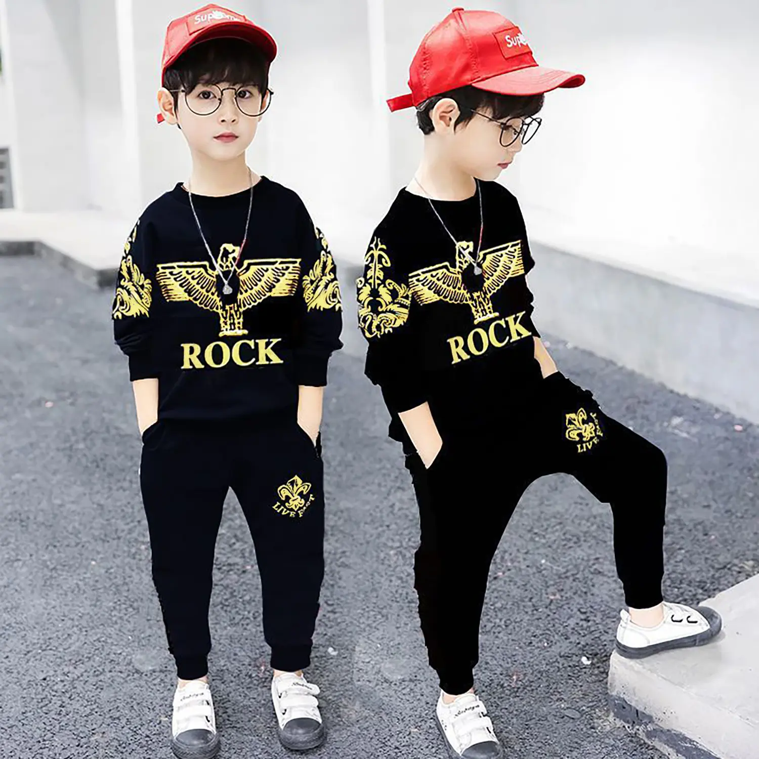 set bộ quần áo thu đông cho bé trai 4-15 tuổi, chất dày dặn, mềm mịn. bộ quần áo thu đông cho bé trai 15-45kg