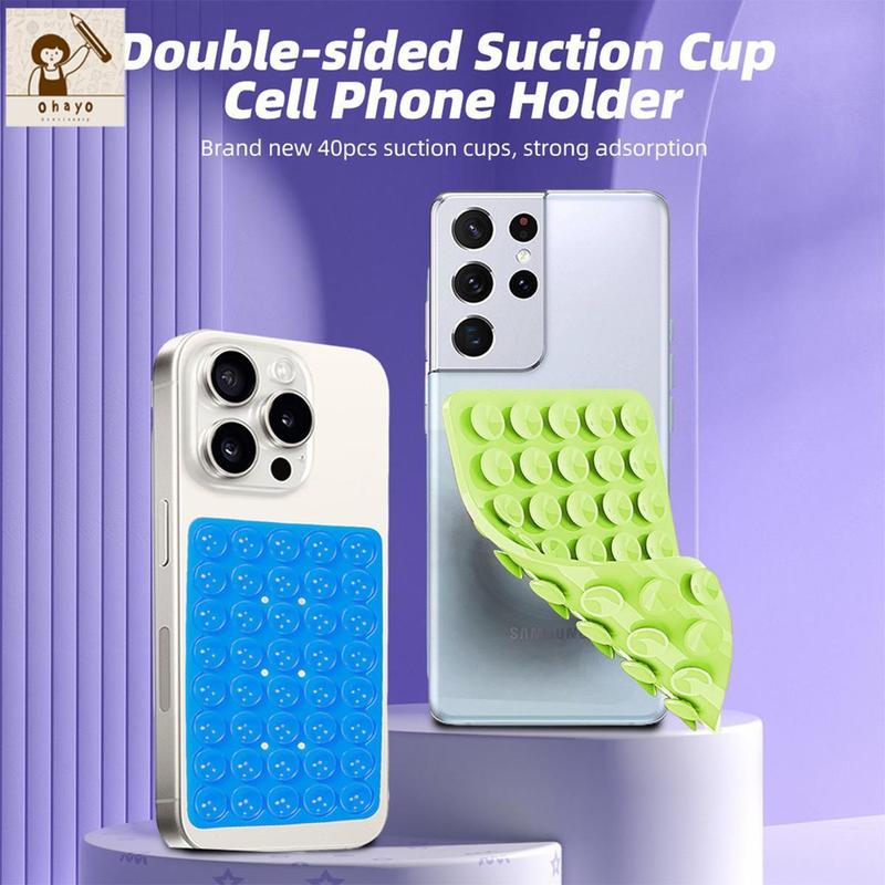 Silicone Double-sided Sticky Suction Cup Non-slip Phone Suction ...