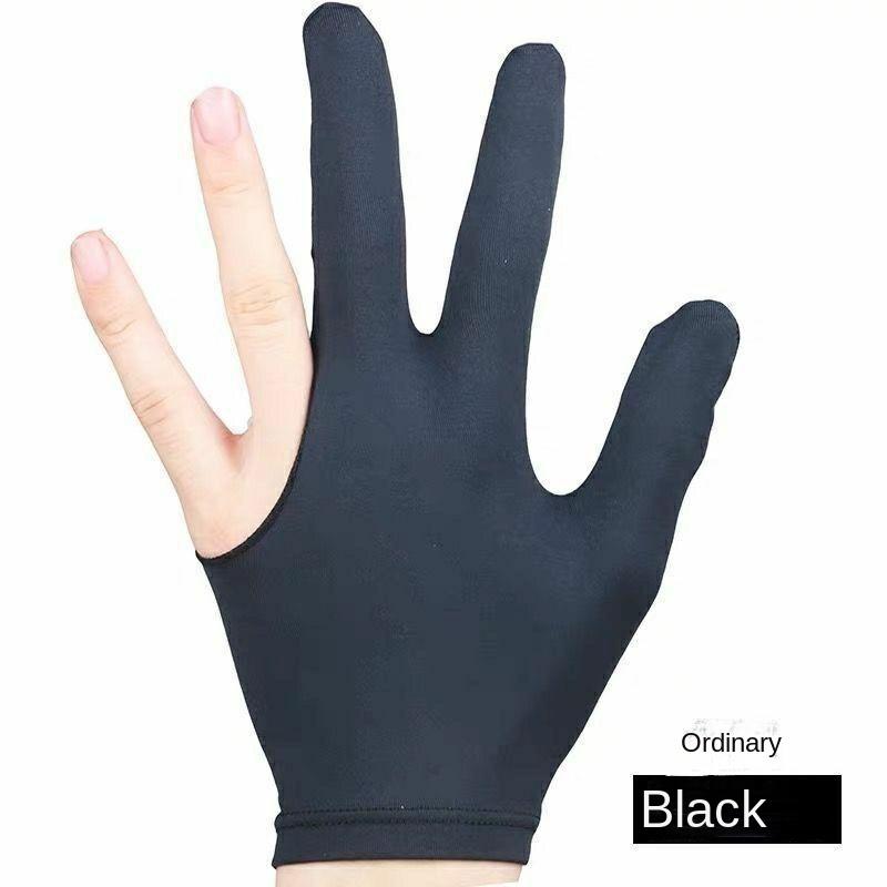 Product Introduction of Găng Tay Bi Da Báo, Hàng Mới Về, Ba Ngón Tay, Mỏng Và Dày, Đàn Hồi, Màu Đen, Thích Hợp Cho Nam Và Nữ, Lý Tưởng Cho Câu Lạc Bộ Phòng Bi-a Và Tennis 8
