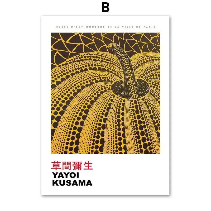 Yayoi Kusama Infinity Mirrors Flower Eye Abstract Nordic Posters And Prints Wall Art Canvas Painting Pictures For Living Room 4