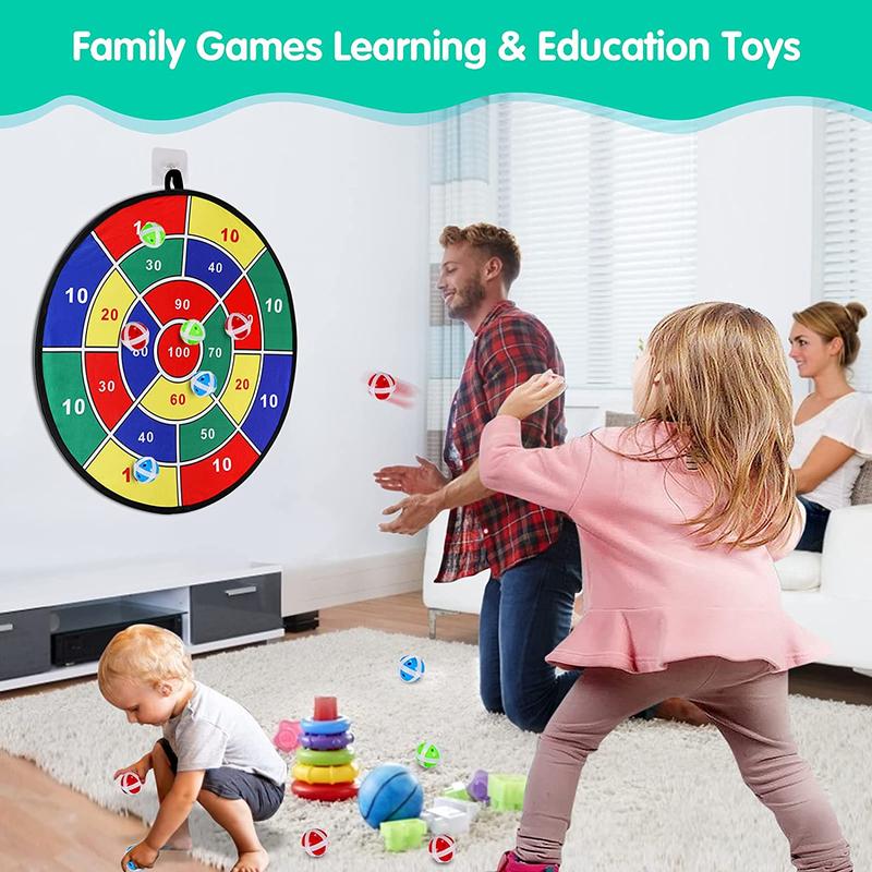 Product Introduction of Children's Sticky Ball Dart Board Cartoon Fun Toy 0