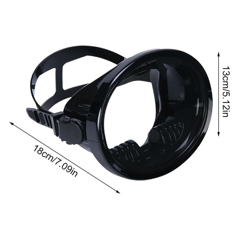 Product Introduction of Underwater Diving Masks Snorkeling Adult Oval Silicone Anti-Fog Goggles Swimming Fishing Men Women Wide View Adjustable Strap 46