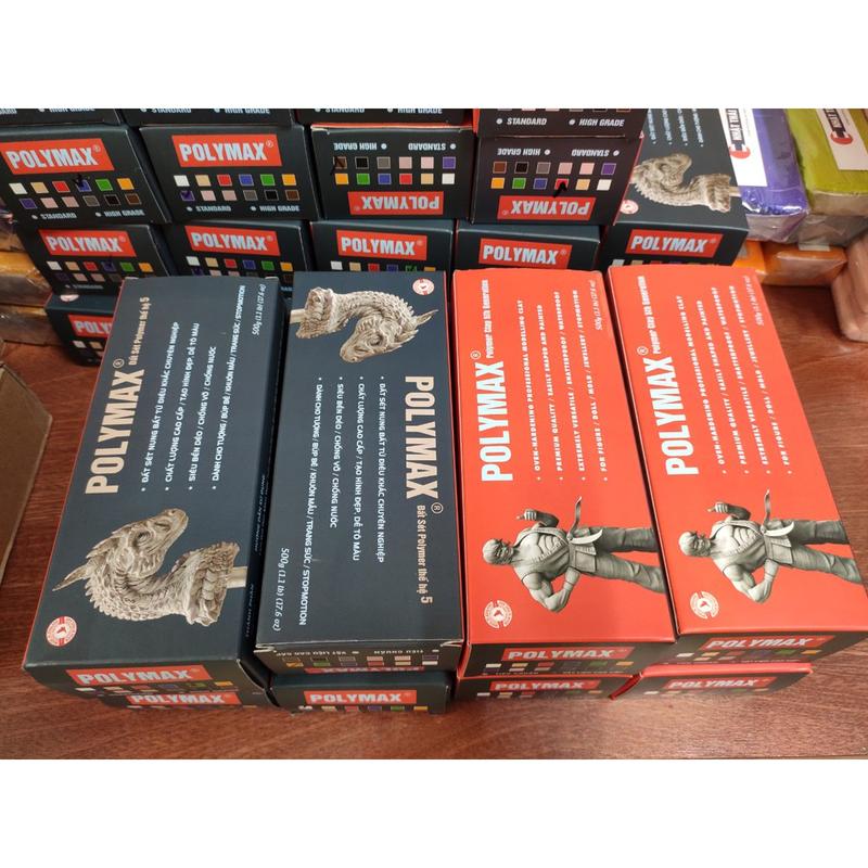 ĐẤT SÉT NUNG POLYMER CLAY THẾ HỆ 5 POLYMAX CAO CẤP CHUYÊN TẠC TƯỢNG LÀM PHIM NẶN ĐỒ CHƠI