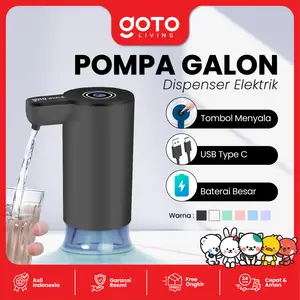 Goto [COD] Whale Pompa Galon Dispenser Air Minum Charge Usb Gallon Pump