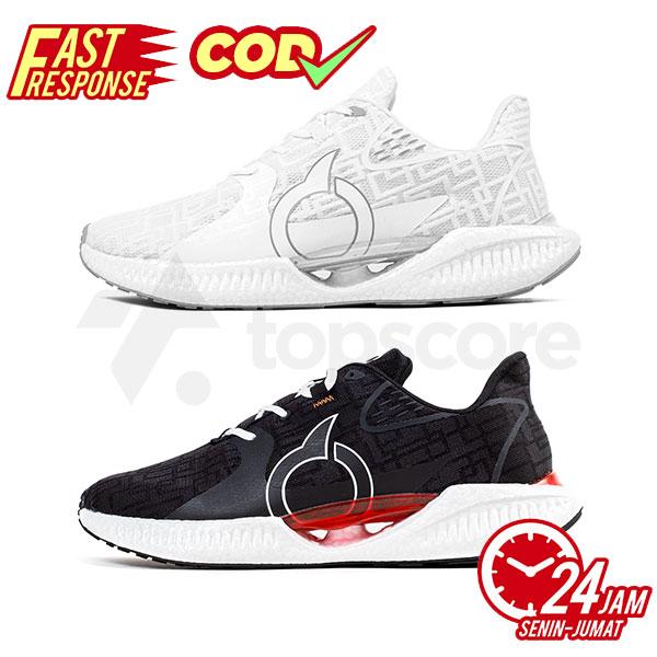 Sepatu Sneakers Ortuseight Resonant Casual Shoes Pria Black 0